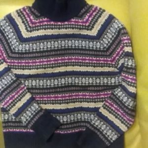 J.CREW FAIRISLE TURTLENECK SWEATER M